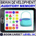 Auditory Memory Activity with Shapes and Colors Level 1a – Digital Boom™ Cards