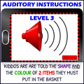 Digital Auditory Memory Activity BUNDLE with Shapes and Colors – Boom Cards