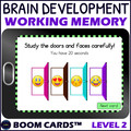 Working Memory Activity level 2 – Digital Boom™ Cards