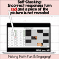 Multiply Integers Self-Checking Digital Activity