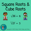 Square Roots and Cube Roots