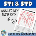 Sexually Transmitted Infections and Diseases Word Search | STI and STD