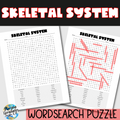 Skeletal System Word Search 