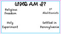 Who Am I? Colonial America PowerPoint and Worksheet US History Review Set