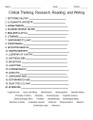 Philosophy Vocabulary Word Scramble Bundle