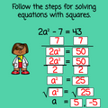 Algebraic Equations with Squares and Cubes
