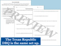 Texas History Activities Bundle from Regions to the Republic