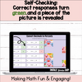 Change - Convert - Decimals to Percents Self-Checking Digital Math Activity