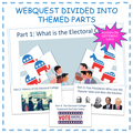 Electoral College American Government Webquest Worksheet or Google Slides