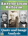 Antebellum Era Reform Quote and Image Analysis