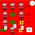 Christmas Order of Operations Logic Picture Puzzles