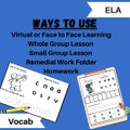 Earth Day Sight Word Vocabulary Worksheets with Task Cards