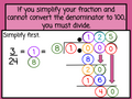 Valentine's Day Fractions to Decimals with Number Chips