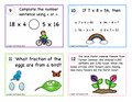 Grade 4 Springtime Math Task Cards