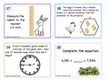 Grade 4 Springtime Math Task Cards