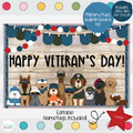 Memorial Day Pups Bulletin Board Kit