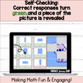 Area of Rectangles & Squares Digital Self-Checking Activity