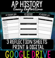 AP History Essay Reflection Form - Print & Digital - Google Drive