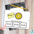 Summer Identify, Count, Next Dollar Up Money Math Life Skills + Task Cards