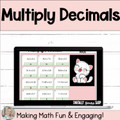 Multiply Decimals Digital Self-Checking Activity