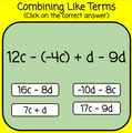 7th Grade Math Review Game