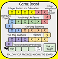 7th Grade Math Review Game