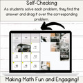 Multiply Decimals Self Checking Picture Puzzle Math Activity