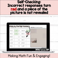 Multiply by One-Digit Numbers Digital Self-Checking Math Activity