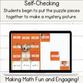 Evaluating Expressions with Exponents Digital Self-Checking Math Activity