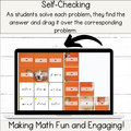 Evaluating Expressions with Exponents Digital Self-Checking Math Activity