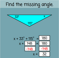 Angle Sum of a Triangle and Exterior Angles