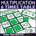 6 Times Table Activity - Multiplication Facts Bingo Game