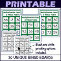 6 Times Table Activity - Multiplication Facts Bingo Game