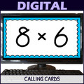 8 Times Table Activity - Multiplication Facts Bingo Game