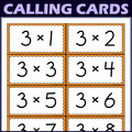 3 Times Table Activity - Multiplication Facts Bingo Game