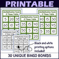 Multiplication Facts Activities BUNDLE - Times Table Bingo Games