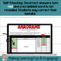 Editable Self-Checking Self-Grading Anagram Template - Digital Task Card Vol.3