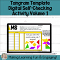 Editable - Self-Checking Self-Grading Tangram Template - Digital Activity Vol.1