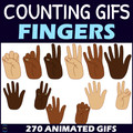 Counting Fingers GIFs - Animated Clipart - Hands Clip Art