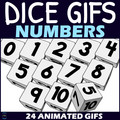 Digital Dice GIFs - Animated Clipart – Numbers