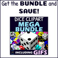 Digital Dice GIFs - Animated Clipart – Numbers