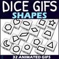 Digital Dice GIFs - Animated Clipart – Shapes