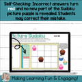 Editable Self-Checking Task Card Template Digital Activity Picture Sudoku Vol.1