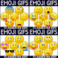 Emoji GIFs BUNDLE - Emotions - Animated Clip Art