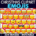 Emoji Clipart BUNDLE - emotions