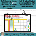 Templates - Self-Checking - Self-Grading - Task Card - Picture Sudoku - Bundle