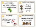 Homophone Task Cards To, Too, & Two Safari