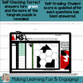 Editable Self-Checking Tangram Task Card Digital Resource Template Vol. 6