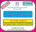 Factoring by Grouping: DIGITAL BOOM CARDS - (Notes and 20 task cards included)