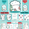 Preview of contents of Winter File Folder Games
